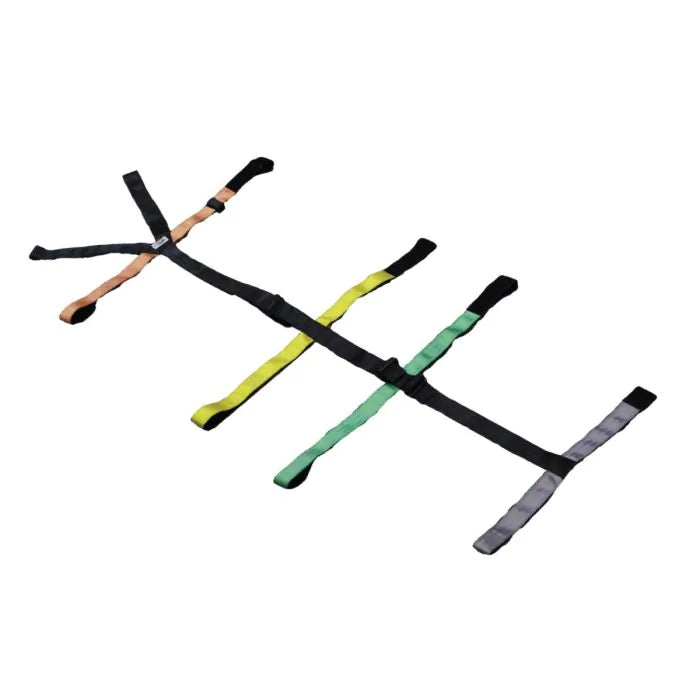 Kemp USA-Kemp USA Color Coded 10-PT Patient Restraint Spineboard Straps-MedTech-1